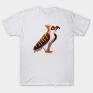 Cute Hawk Drawing T-Shirt